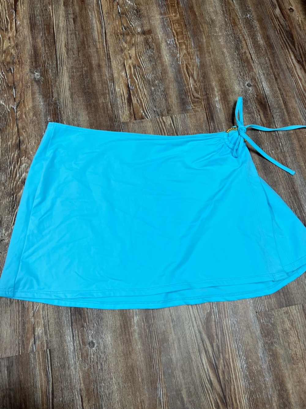 Ralph Lauren preppy blue swim skirt cover up Size S
